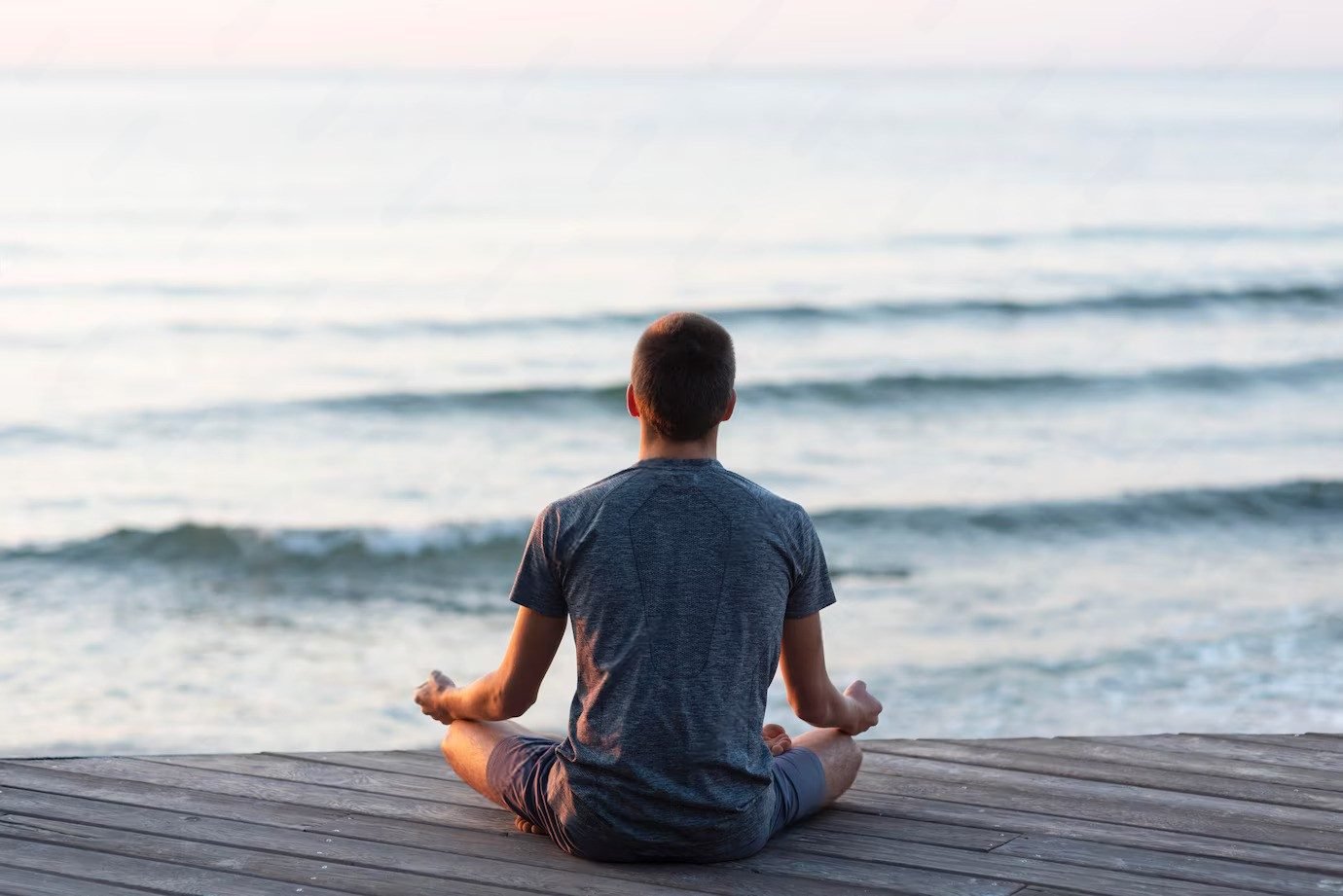 Man Meditating