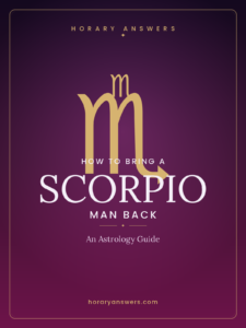 How to Bring a Scorpio Man Back